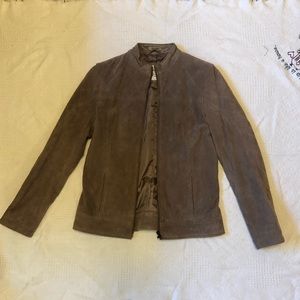Ruff Hewn Genuine Leather Jacket, Size S